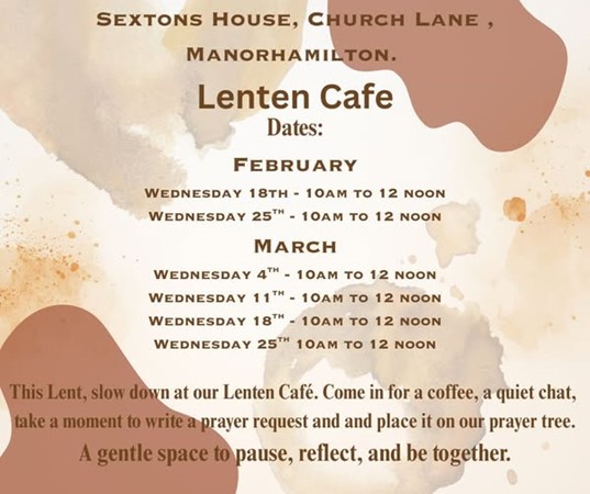 Lenten Cafe Manorhamilton Leitrim