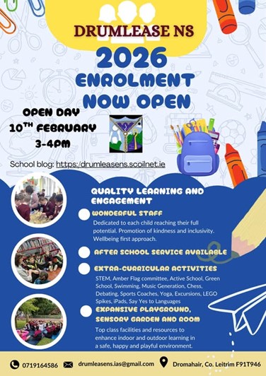 Drumlease National School Enrolment