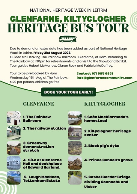 Kiltyclogher Glenfarne Bus Tour