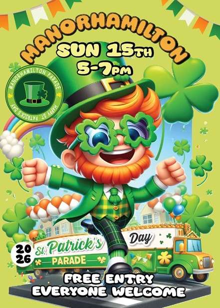 St Patricks Day Manorhamilton Parade Leitrim