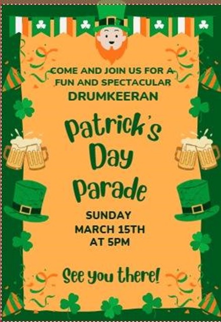 Drumkeerin St Patricks Day Parade Leitrim