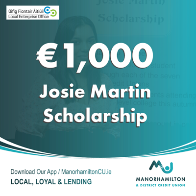 Josie Martin Scholarship Manorhamilton Credit Union
